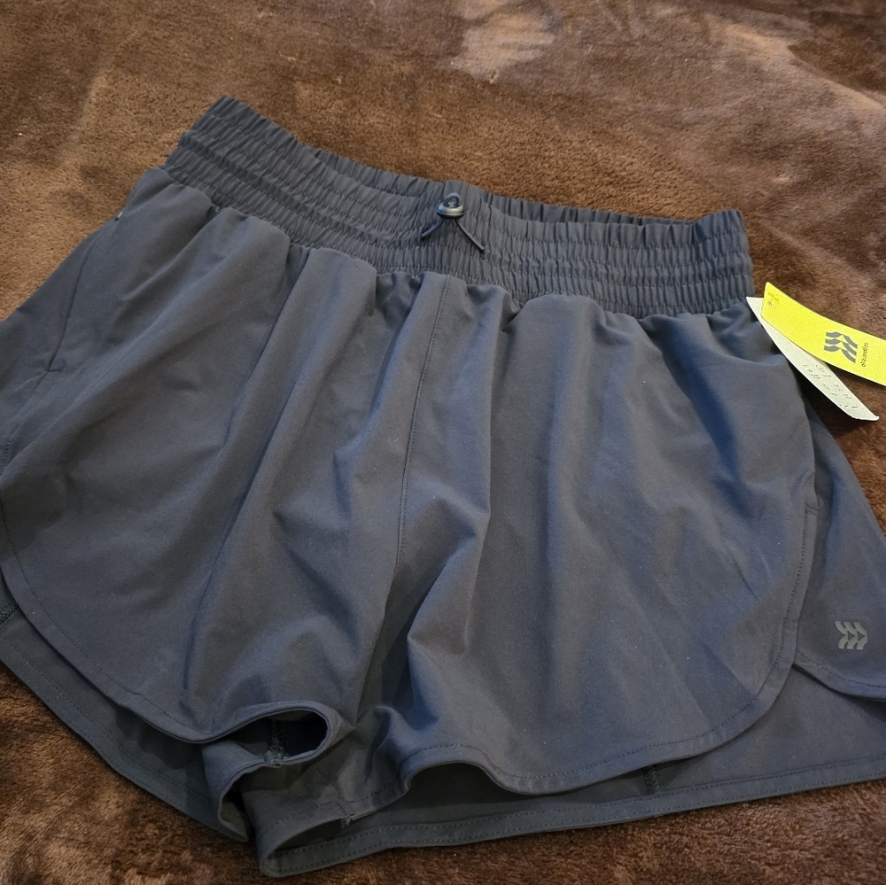 All In Motion Women’s Flex Athletic Shorts - Black